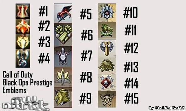 black ops prestige badges. lack ops prestige emblems